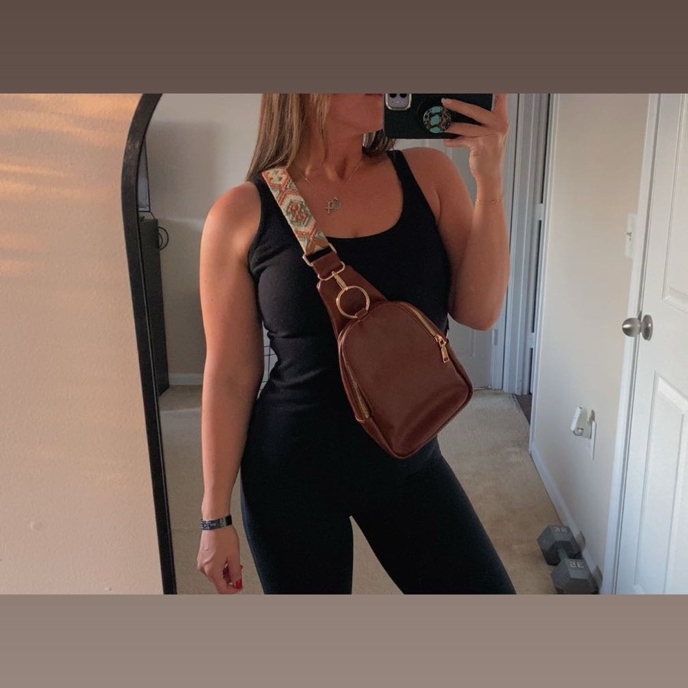 Leather Saddle Bag